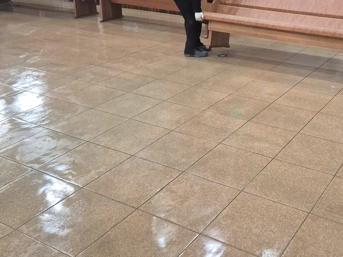 보은군 보은읍 예배당 방송실 장비 주변 정밀 위생청소 사례 - 행진크린